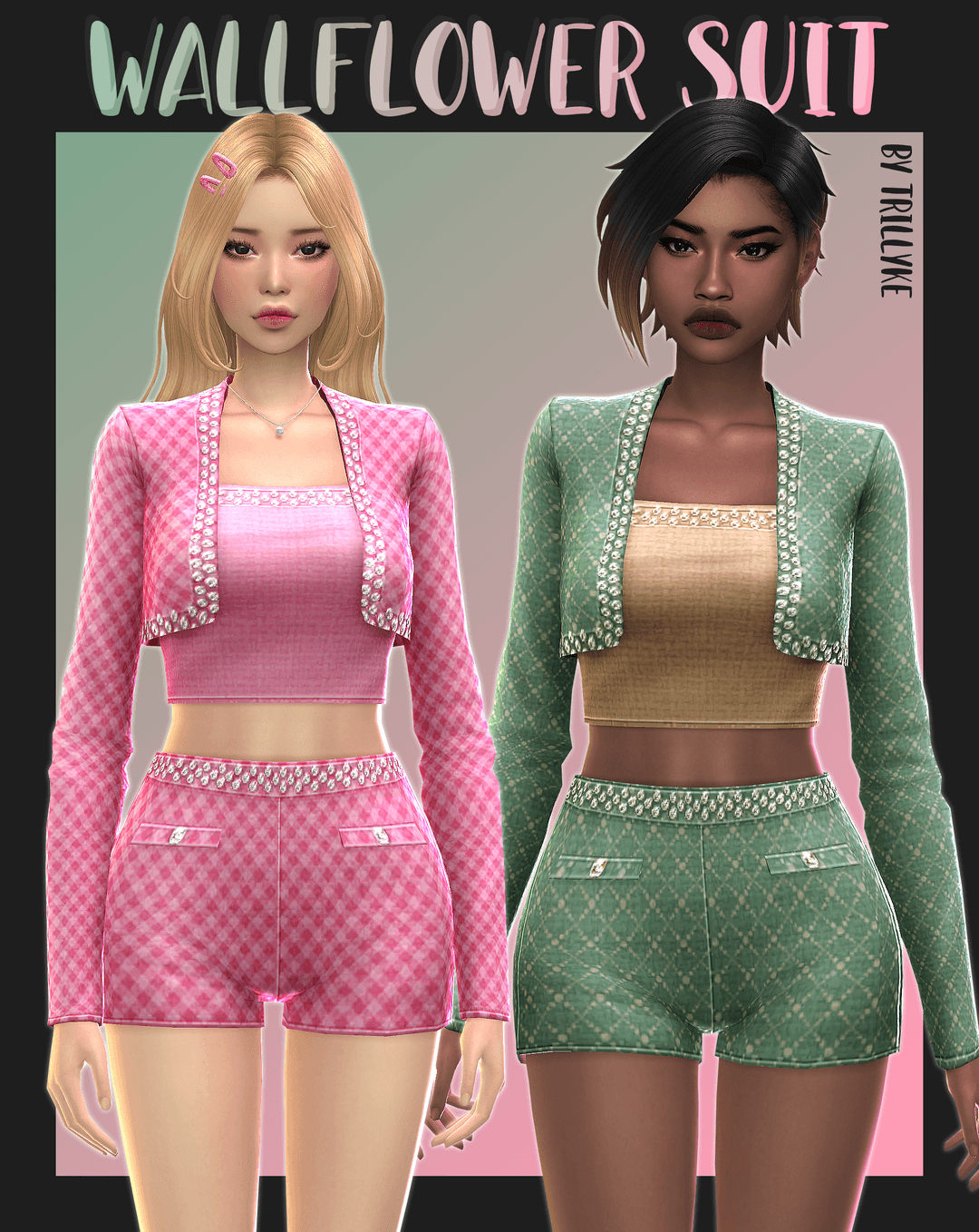 Галерея мода Костюм Wallflower Suit #1